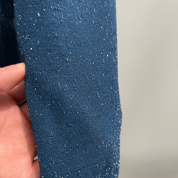Loft Outlet Size Medium Shimmery Blue Dress good condition - Picture 7 of 16
